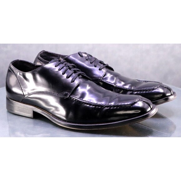 Saks Fifth Avenue Red Men\'s Dress Shoes Size 10.5 Leather Black main image 4